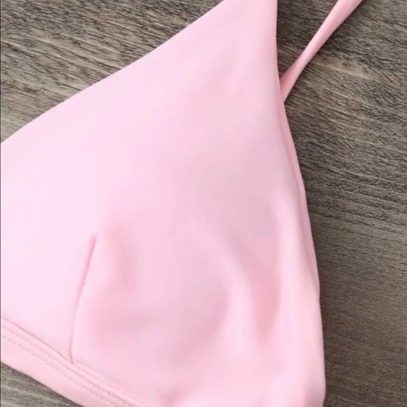 Baby Pink Zaful High Waisted Bikini - Picture 5 of 8